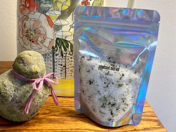 Peppermint Leaf Bath Scrub