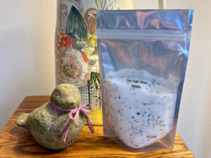 sea salt mint bath salts